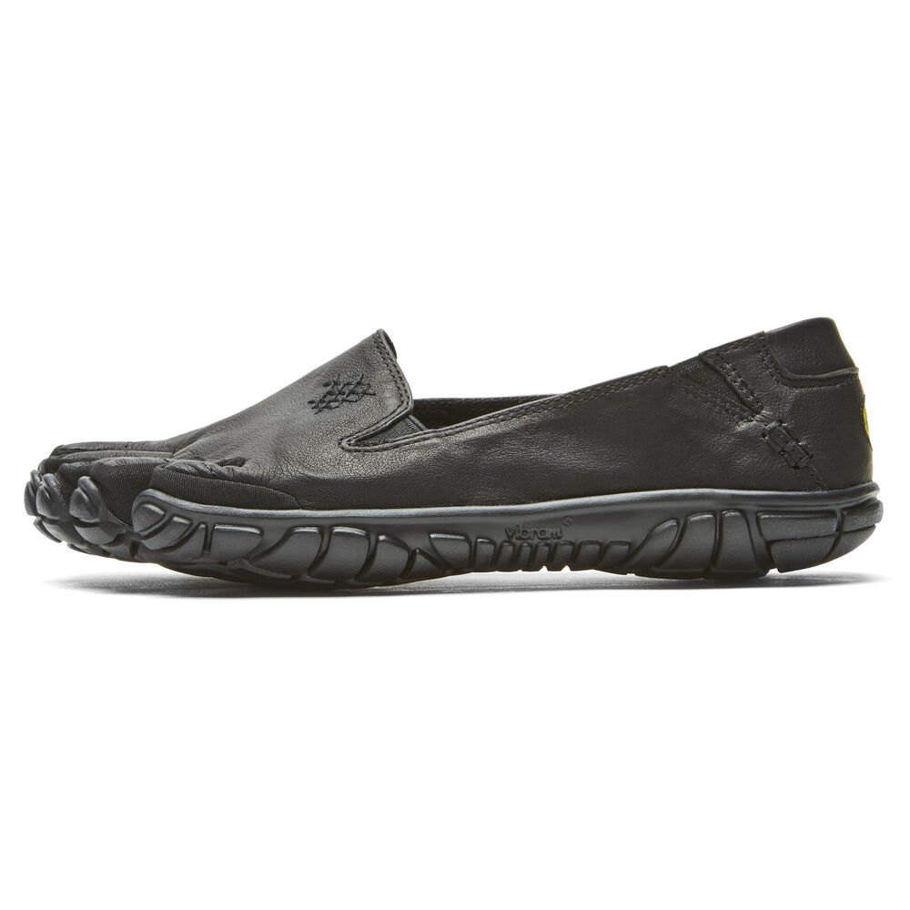 Vibram Five Fingers Womens Barefoot Shoes - Black - CVT-Leather - 47216-ZVBS